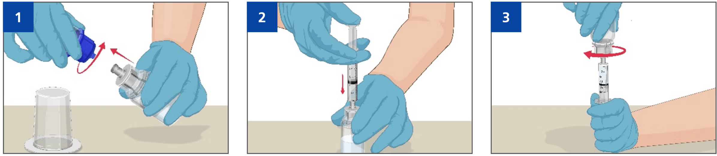 Prothromplex-steps
